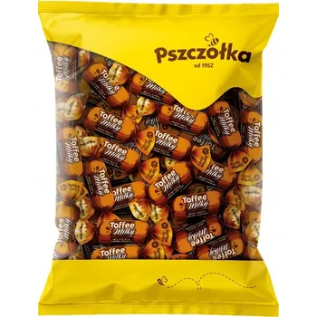 Cukrovinka Karamelky Toffi Pszczółka Mléčné, 1000 g