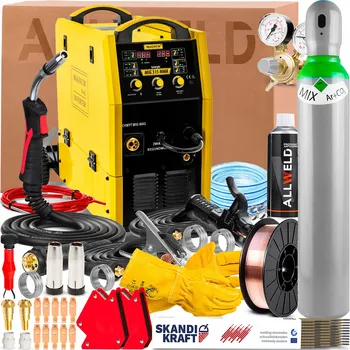 Svářečka Svářečka MAGNUM MIG 315 SYNERGIE MMA 400V 315A Měkké pájení SPOT 4-kladková