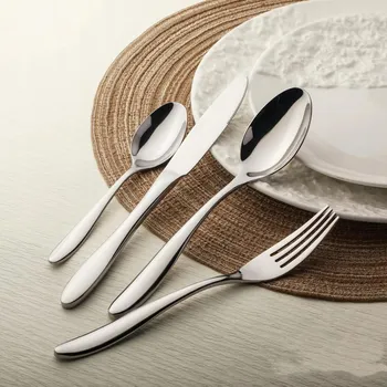 Příbor TENKÁ SADA PŘÍBORŮ Z NEREZOVÉ OCELI 32 KS LEŠTĚNÁ DÁREK