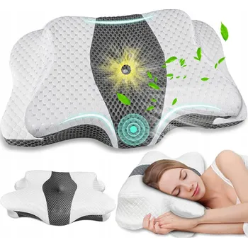 Polštář ORTOPEDICKÝ POLŠTÁŘ ERGONOMICKÝ Z PAMĚŤOVÉ PĚNY, PROFILOVANÝ POD KRK A ŠÍJI