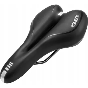 Sedlo na kolo Sedlo Be-active Úzké, měkké a pohodlné sportovní sedlo na kolo, 160 mm