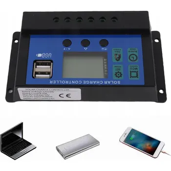 Bezpečnostní kamera REGULÁTOR NABÍJENÍ 50A SOLÁRNÍ REGULÁTOR 12V/24V