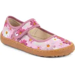 Barefoot Froddo - Canvas Balletty - Flowers - G1700437-2 24, Vnitřní délka boty: 16,3 cm, Vnitřní šířka boty: 6,3 cm