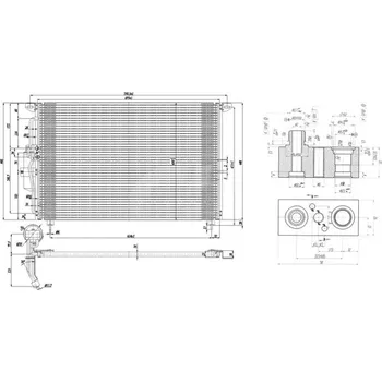 Klimatizace automobilu Kondenzátor, klimatizace Hart 606 141