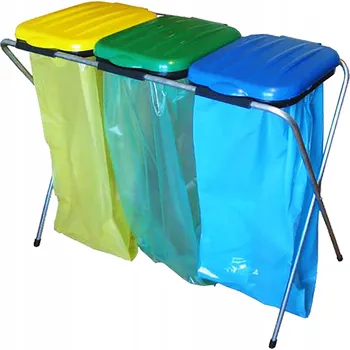 Odpadkový koš KOŠ STOJAN PRO TŘÍDĚNÍ ODPADU BAREVNÉ PYTLE