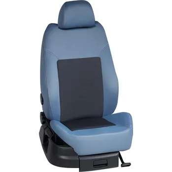 Potah sedadla Autopotahy Volkswagen TOURAN / TOURAN /10.2010-09.2015, Touran (7 míst), KOMFORT > OR 0430 (OR 0430 / Světle modrý bok)