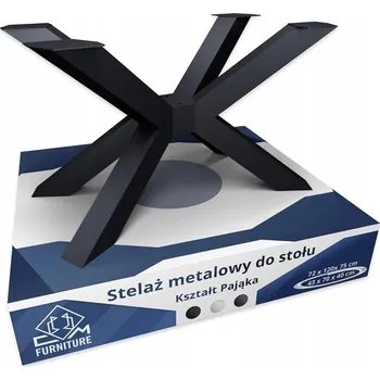 Konferenční stolek Kovová noha pro konferenční stolek, stolek, lavici - Pająk loft antracit