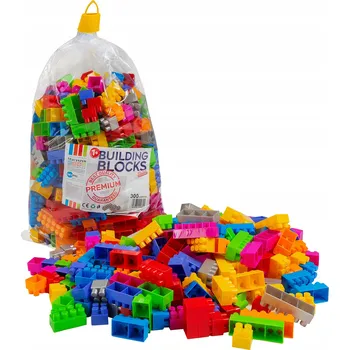 ostatní stavebnice POLSKÉ KONSTRUKCYJNE STAVEBNICE 500 kusů stavebních stavebnice