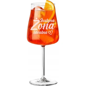 Sklenice Sklenice na víno Aperol Spritz s gravírováním Dárek pro přítelkyni 600ml
