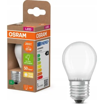 Žárovka Osram LED žárovka Classic LED E27 Hruška Filament Matná 1.2W 255lm - 827 Velmi teplá bílá