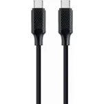 GEMBIRD Kabel USB PD (Power Delivery), 60W, Type-C na Type-C kabel (CM/CM), 1,5m, datový a napájecí, černá (CC-USB2-CMCM60-1.5M)