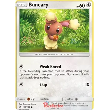 Sběratelská karetní hra Buneary 106/156 - Ultra Prism Typ karty: Non-Holo