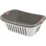 Volně stojící koš na prádlo Heidrun 26 l, béžový