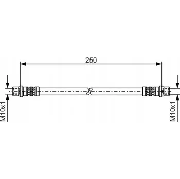 Brzdová hadice Bosch 1 987 476 309 Flexibilní brzdová hadice
