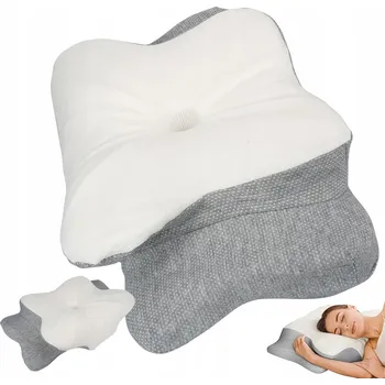 Polštář ORTOPEDICKÝ POLŠTÁŘ PRO SPANÍ NA BOKU, PROFILOVANÝ, Z TERMOELASTICKÉ PAMĚŤOVÉ PĚNY
