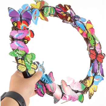 Velikonoční dekorace JARNÍ VĚNEC NA DVEŘE DEKORACE MOTÝLI MOTÝLCI NA Velikonoce