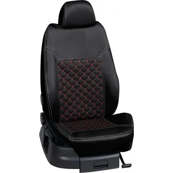 Potah sedadla Autopotahy Volkswagen TOURAN / TOURAN /10.2010-09.2015, Touran (7 míst), KOŽENKA > KS002 (KS002 / Černý koženkový bok)