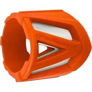 POLISPORT GUMOVÝ CHRÁNIČ KONCOVKY VÝFUKU 2T OBVOD 200-300MM ORANŽOVÝ