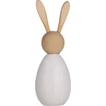 AKCE Dřevěný zajíček BUNNY DAISY 12,5 cm bílý II.jakost