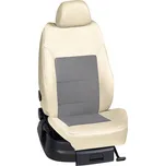 Autopotahy Volkswagen TOURAN / TOURAN /10.2015->, Touran (7 míst), KOŽENKA > OR 0119 (OR 0119 / Béžový koženkový bok)