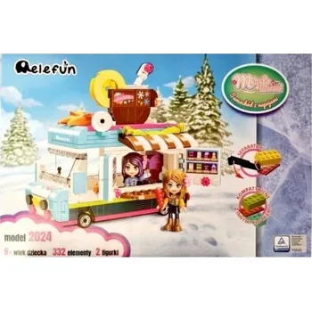 ostatní stavebnice Stavebnice Elefun Město Snů 2024 Auto s nápoji 332 dílů