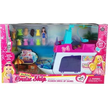 Doplněk pro panenku Loď pro panenky Barbie jachta panenky oblečení