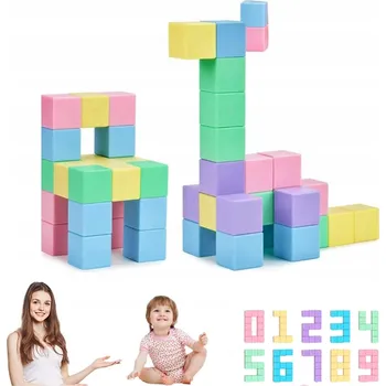 ostatní stavebnice MAGNETICKÉ STAVEBNICE STAVEBNICE BAREVNÉ KOSTIČKY PRO UČENÍ A HRANÍ