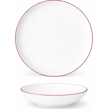 Talíř Thun 1794 TOM COUP talíř hluboký červená linka 200 mm
