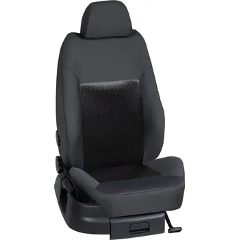 Potah sedadla Autopotahy Volkswagen TOURAN / TOURAN /10.2015->, Touran (5 míst), STANDARD > KS004 (KS004 / Tmavě šedý bok)