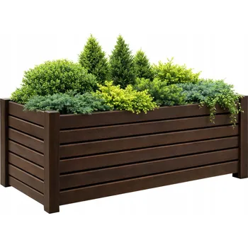 Květináč Květináč dřevo béžový, hnědý WickerWorks 60 cm x 30 x 30 cm