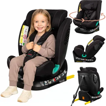 Autosedačka Autosedačka Lionelo Bastiaan One i-Size 0-36 kg černá