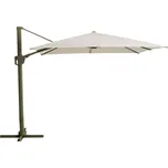 Kave Home Béžovo-zelený slunečník Noli 300 x 420 cm