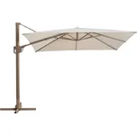 Kave Home Béžový slunečník Noli 300 x 300 cm