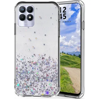 Pouzdro na mobilní telefon Zadní Kryt Radian pro realme 8i bezbarvé