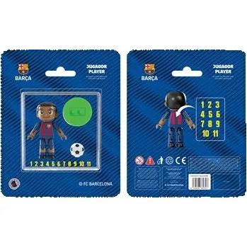 ostatní stavebnice Stavebnice Figurka jugadora FC Barcelona Model 3 4 cm
