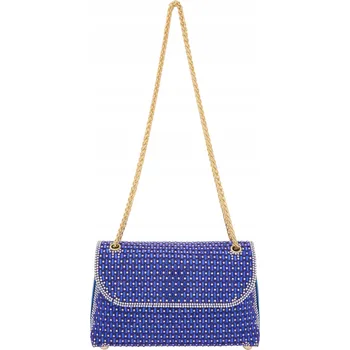 Kabelka Dámská kabelka s klopou NAEMI - modrá, UNIVERZÁLNÍ VELIKOST