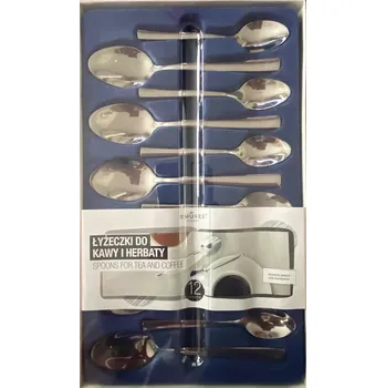 Příbor SMUKEE Lžičky na kávu a čaj 12 ks nerezová ocel