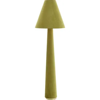 Stojací lampa Zelená stojací lampa s textilním stínidlem (výška 168 cm) Devia – Light & Living ID_1721244