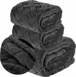 Deka z mikrovlákna Design 91, 170 cm x 210 cm, černá