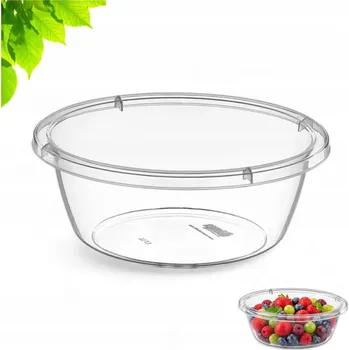 Miska 1,7L na Potraviny Prádlo Průhledná Kulatá Plastová Mísa Nádoba