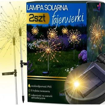 Venkovní osvětlení Solární lampa zapichovací MAXSELL 67 cm 2 ks