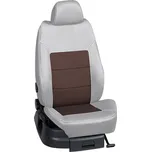 Autopotahy Volkswagen TOURAN / TOURAN /10.2010-09.2015, Touran (7 míst), KOŽENKA > OR 0401 (OR 0401 / Šedý koženkový bok)