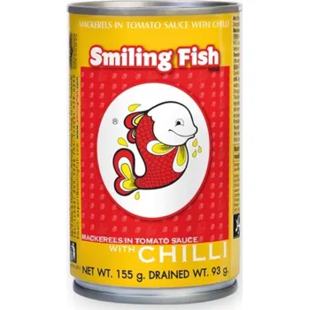 Smiling Fish Smažené makrely v rajčatové omáčce s chilli 155g