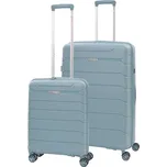 Sada cestovních kufrů Aerolite T-155 140l - světle modrá