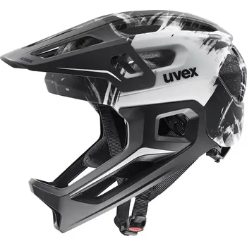 Cyklistická přilba Uvex React Jr Fullface 2026 white/black