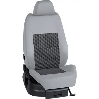 Potah sedadla Autopotahy Volkswagen TOURAN / TOURAN /10.2010-09.2015, Touran (5 míst), STANDARD > OR 0286 (OR 0286 / Světle šedý bok)