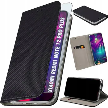 Pouzdro na mobilní telefon Flipové pouzdro pro XIAOMI REDMI NOTE 12 PRO PLUS 5G Pouzdro + Sklo 9H