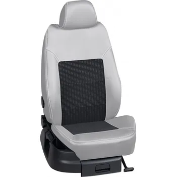 Potah sedadla Autopotahy Volkswagen TOURAN / TOURAN /10.2015->, Touran (5 míst), KOŽENKA > OR 0104 (OR 0104 / Šedý koženkový bok)