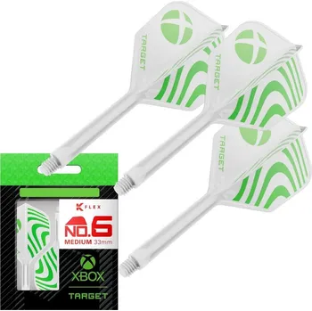 Target XBOX K-Flex integrované letky No6 a dlouhé násadky 33mm