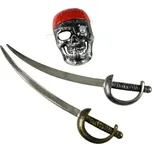 RappaPirátská sada - šavle 2ks a maska